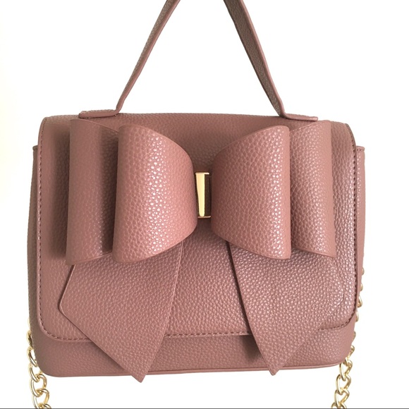 Like Dreams Handbags - Large Bow Mauve Pink Harajuku Kawaii Handbag